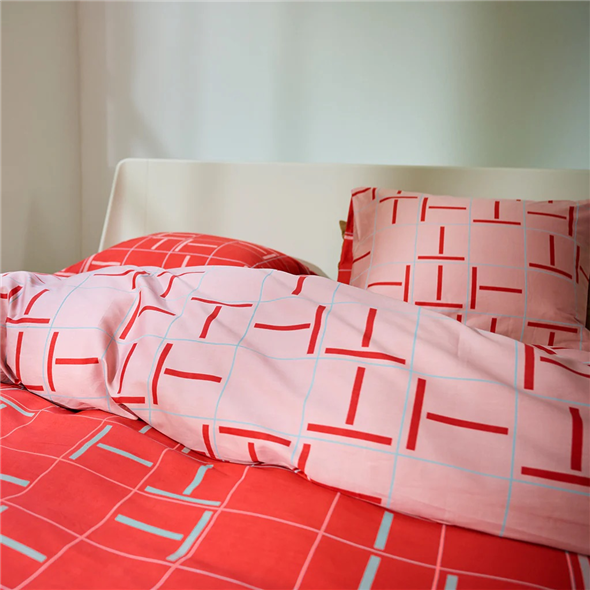 Auping seingjarsett graphic red