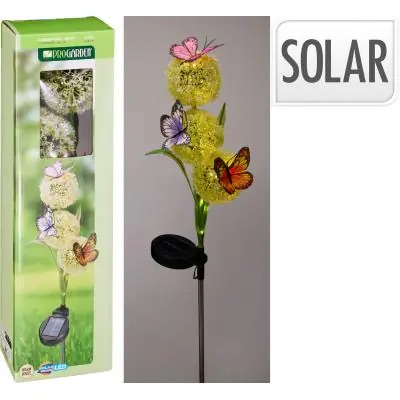 Solar blomstur við summarfuglum
